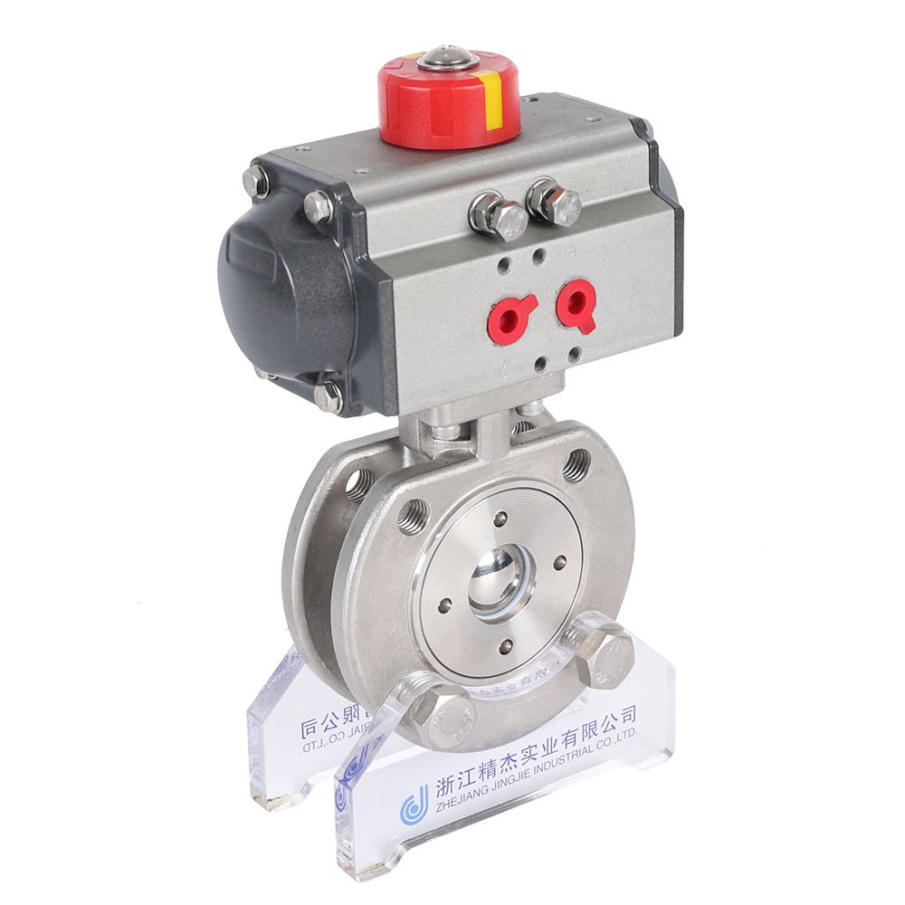 意大利式不銹鋼對夾式超薄型氣動球閥快速切斷閥