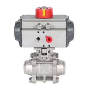 三片式對焊球閥